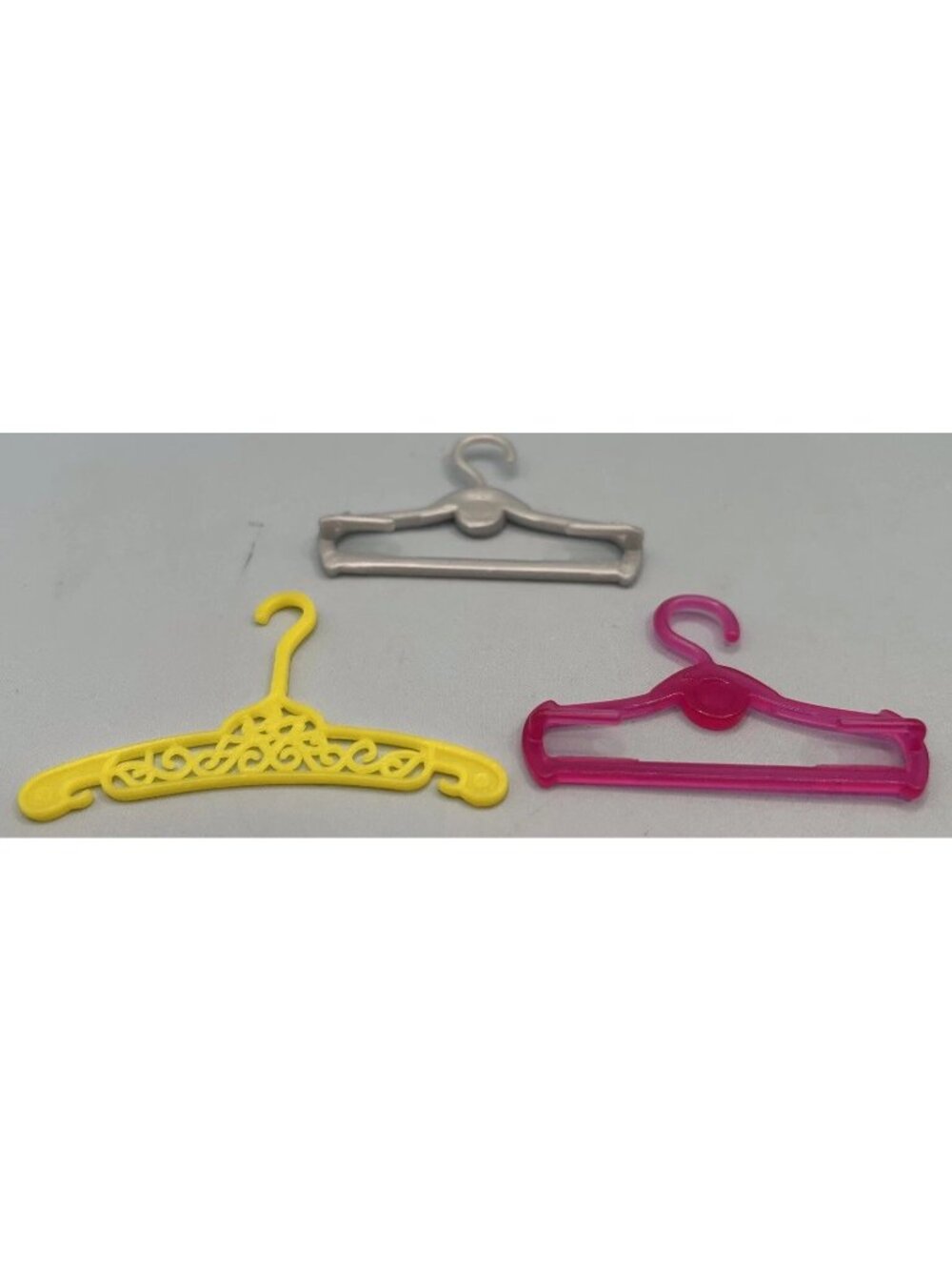 Vintage Barbie Fashion Doll Clothes Hangers Lot Of 3